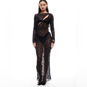 Lioness | Dresses | Lioness New Elegant Black Lace Dress Size Xs | Poshmark